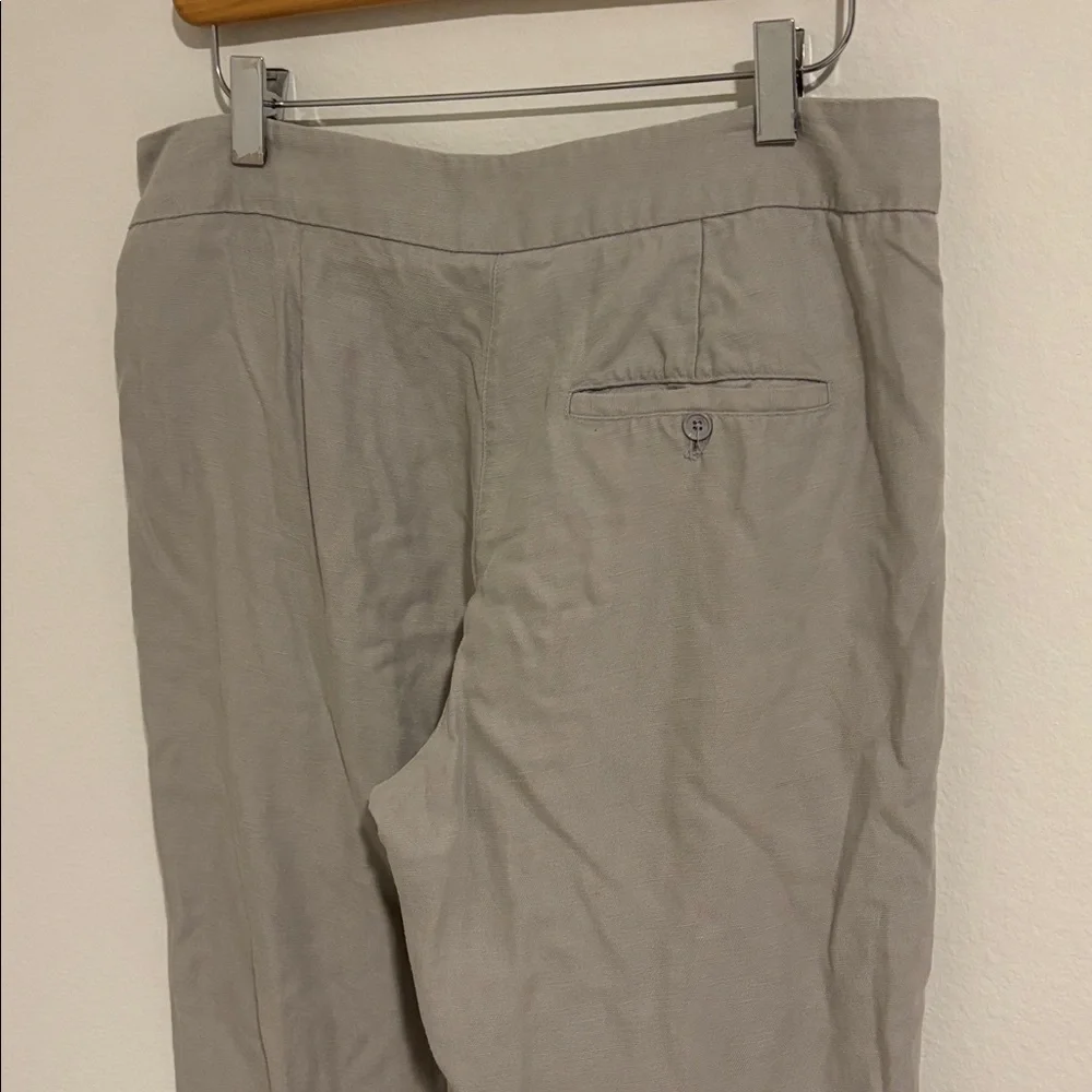 Wilfred Linen Blend Cropped Grey Lightweight Pants Size 4